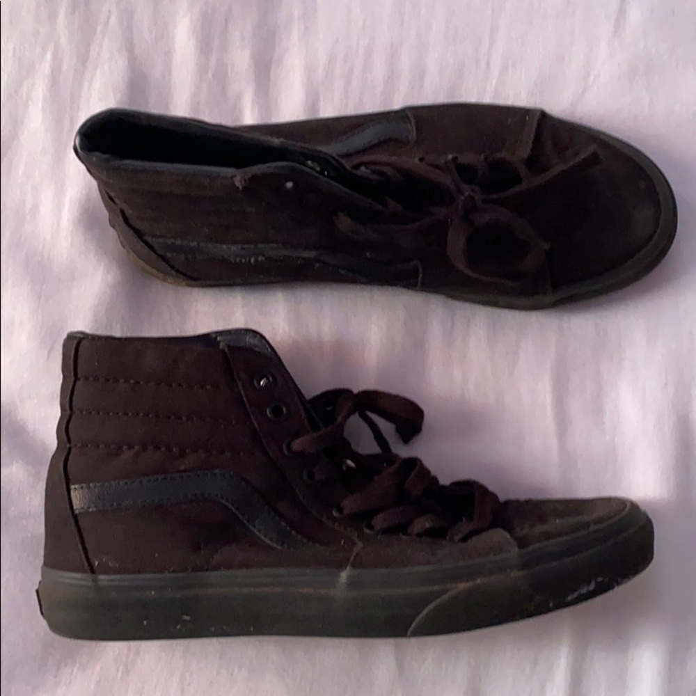 Blacked out Vans